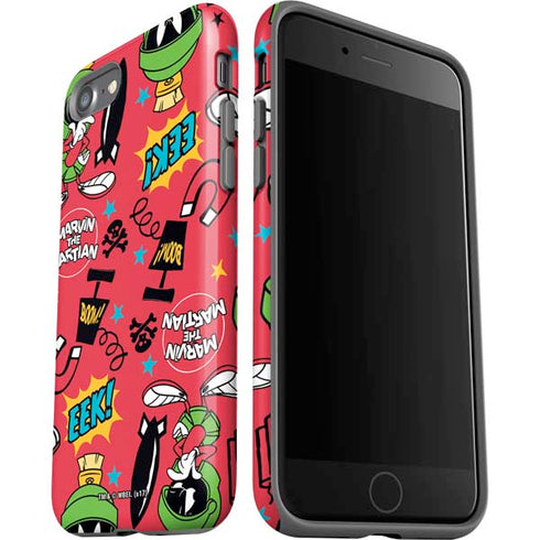 Looney Tunes Marvin the Martian Patches iPhone SE (2nd & 3rd Gen) Pro Case
