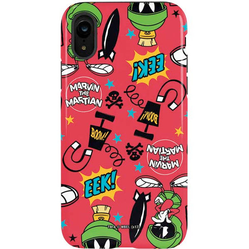 Looney Tunes Marvin the Martian Patches iPhone XR Pro Case