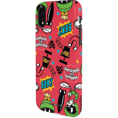 Looney Tunes Marvin the Martian Patches iPhone XR Pro Case