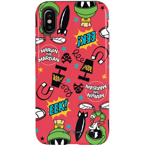 Looney Tunes Marvin the Martian Patches iPhone XS Pro Case