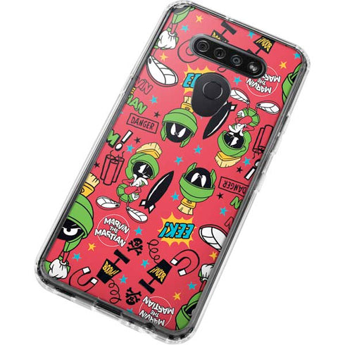 Looney Tunes Marvin the Martian Patches LG K51/Q51 Clear Case