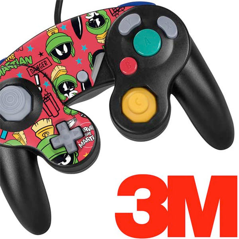 Looney Tunes Marvin the Martian Patches Nintendo GameCube Controller Skin