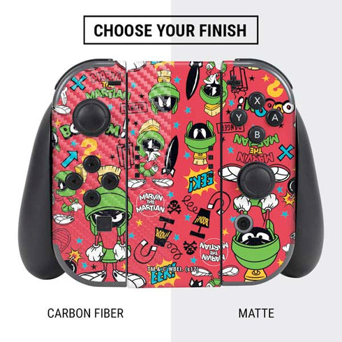Looney Tunes Marvin the Martian Patches Nintendo Switch Bundle Skin