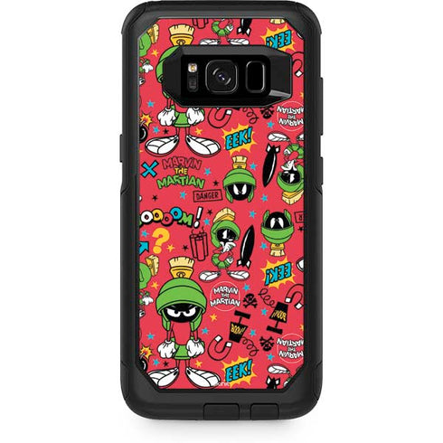 Looney Tunes Marvin the Martian Patches Otterbox Commuter Galaxy Skin