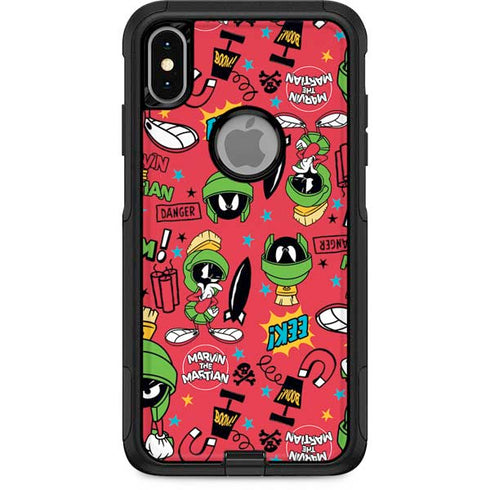 Looney Tunes Marvin the Martian Patches Otterbox Commuter iPhone Skin
