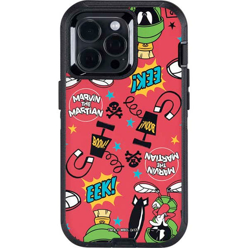 Looney Tunes Marvin the Martian Patches Otterbox Defender iPhone Skin