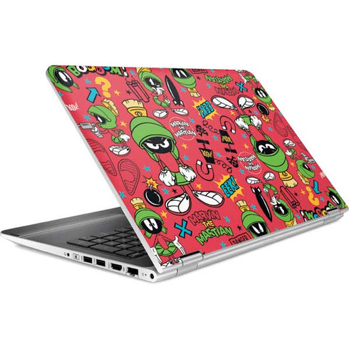 Looney Tunes Marvin the Martian Patches HP Pavilion Skin