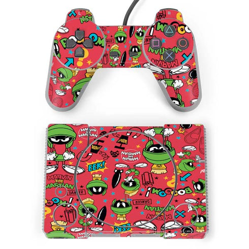 Looney Tunes Marvin the Martian Patches PlayStation Classic Bundle Skin
