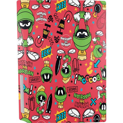 Looney Tunes Marvin the Martian Patches PS5 Console Skin