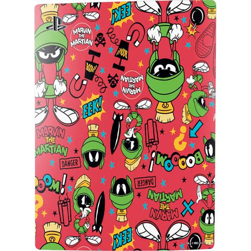 Looney Tunes Marvin the Martian Patches PS5 Digital Edition Console Skin
