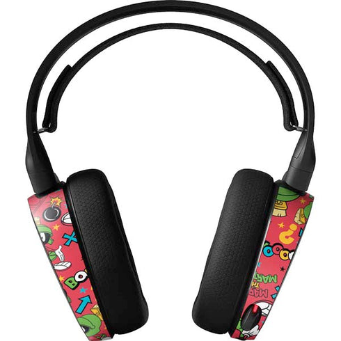 Looney Tunes Marvin the Martian Patches SteelSeries Arctis 3 Skin