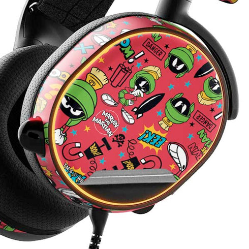Looney Tunes Marvin the Martian Patches SteelSeries Arctis 3 Skin
