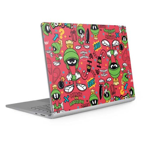 Looney Tunes Marvin the Martian Patches Surface Book 2 13.5in Skin