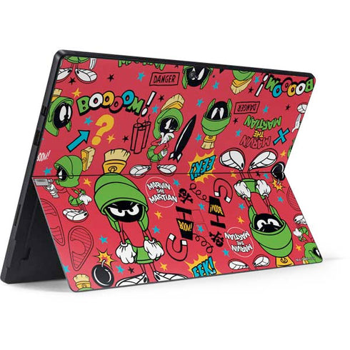 Looney Tunes Marvin the Martian Patches Surface Pro 7 Skin