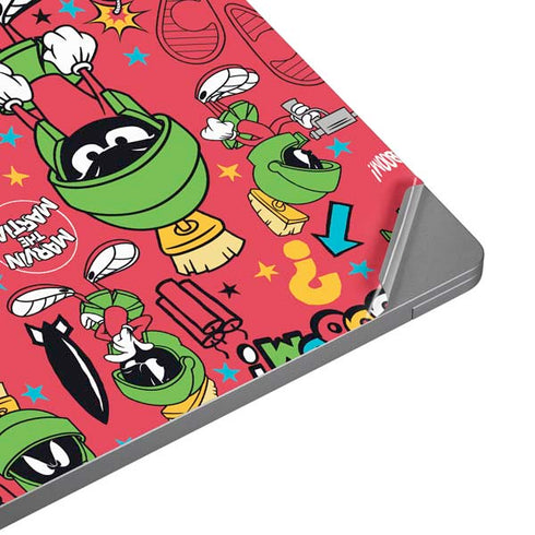 Looney Tunes Marvin the Martian Patches Universal Laptop 12in (9.8 x 6.8in) Skin