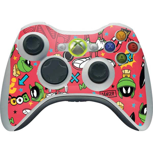 Looney Tunes Marvin the Martian Patches Xbox 360 Wireless Controller Skin