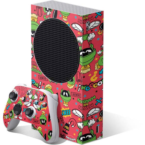 Looney Tunes Marvin the Martian Patches Xbox Series S Bundle Skin
