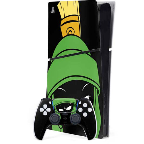 Looney Tunes Marvin the Martian PS5 Slim Digital Edition Bundle Skin