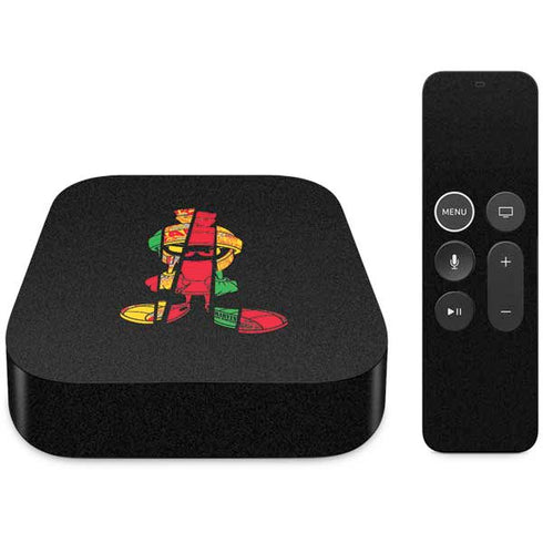 Looney Tunes Marvin the Martian Sliced Apple TV Skin