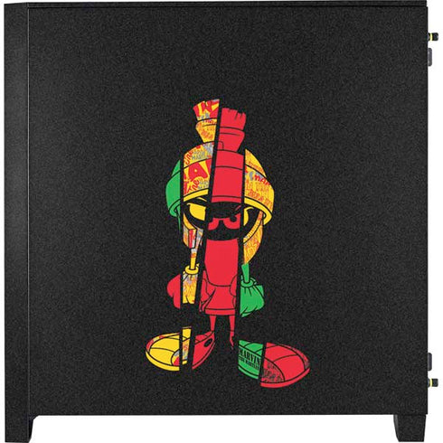 Looney Tunes Marvin the Martian Sliced Corsair 4000D Tempered Glass Mid-Tower ATX Case Skin