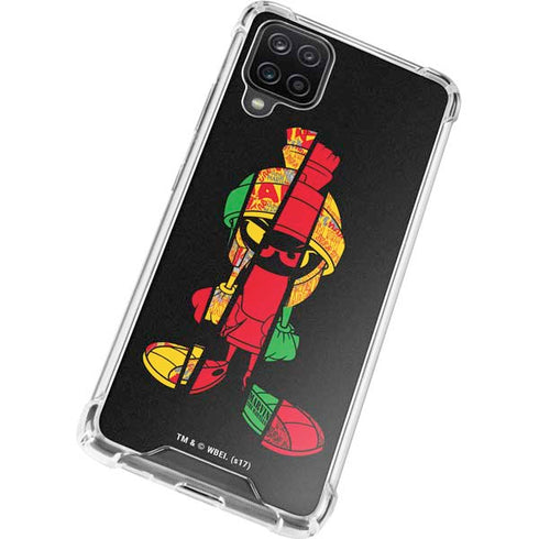 Looney Tunes Marvin the Martian Sliced Galaxy A12 Clear Case