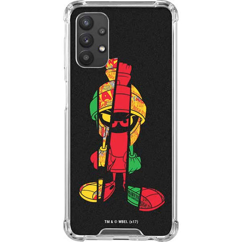 Looney Tunes Marvin the Martian Sliced Galaxy A32 5G Clear Case