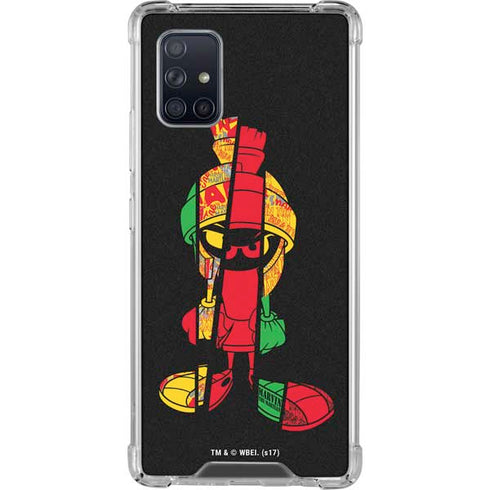 Looney Tunes Marvin the Martian Sliced Galaxy A71 5G Clear Case