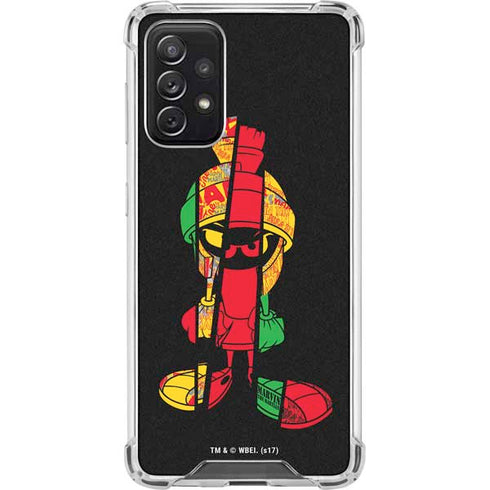 Looney Tunes Marvin the Martian Sliced Galaxy A72 5G Clear Case