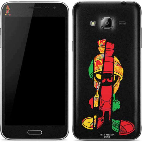 Looney Tunes Marvin the Martian Sliced Galaxy J3 Skin