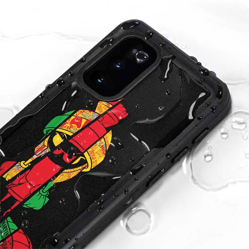 Looney Tunes Marvin the Martian Sliced Galaxy S20 Waterproof Case