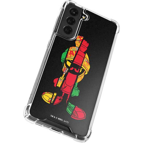 Looney Tunes Marvin the Martian Sliced Galaxy S21 FE Clear Case