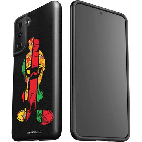 Looney Tunes Marvin the Martian Sliced Galaxy S21 Plus 5G Pro Case