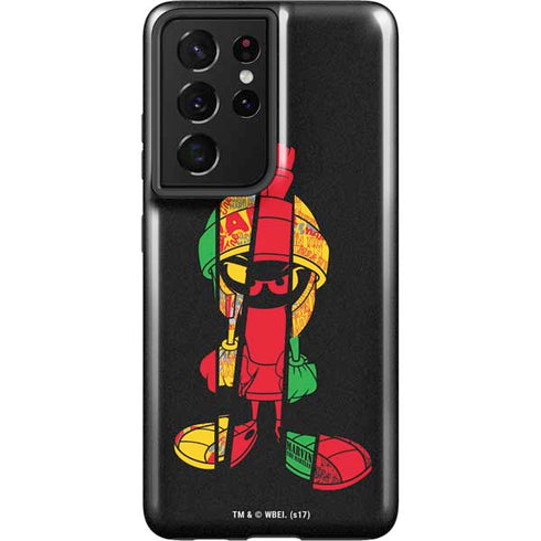 Looney Tunes Marvin the Martian Sliced Galaxy S21 Ultra 5G Pro Case