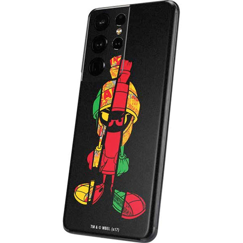 Looney Tunes Marvin the Martian Sliced Galaxy S21 Ultra 5G Skin