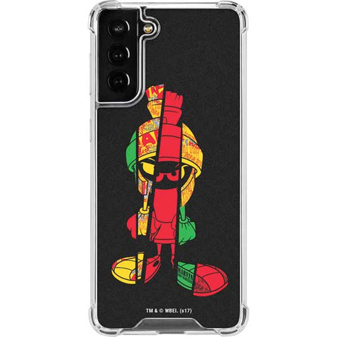Looney Tunes Marvin the Martian Sliced Galaxy S22 Plus Clear Case
