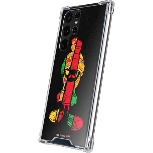 Looney Tunes Marvin the Martian Sliced Galaxy S22 Ultra Clear Case