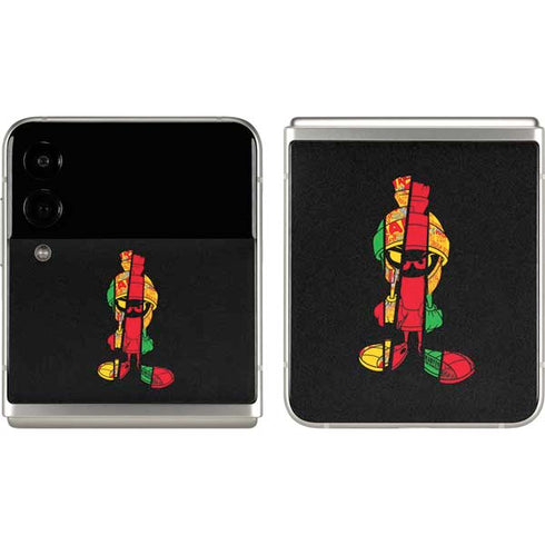 Looney Tunes Marvin the Martian Sliced Galaxy Z Flip3 5G Skin