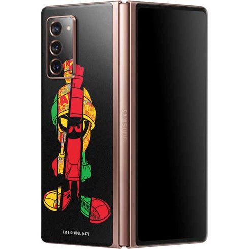 Looney Tunes Marvin the Martian Sliced Galaxy Z Fold2 5G Skin