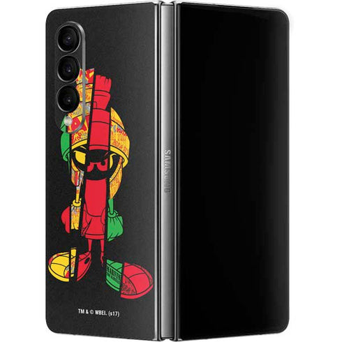 Looney Tunes Marvin the Martian Sliced Galaxy Z Fold4 5G Skin