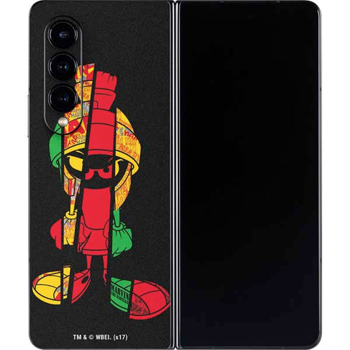 Looney Tunes Marvin the Martian Sliced Galaxy Z Fold4 5G Skin