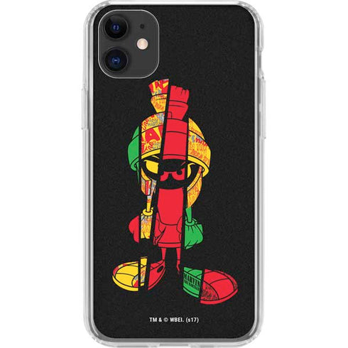 Looney Tunes Marvin the Martian Sliced iPhone 11 Clear Case