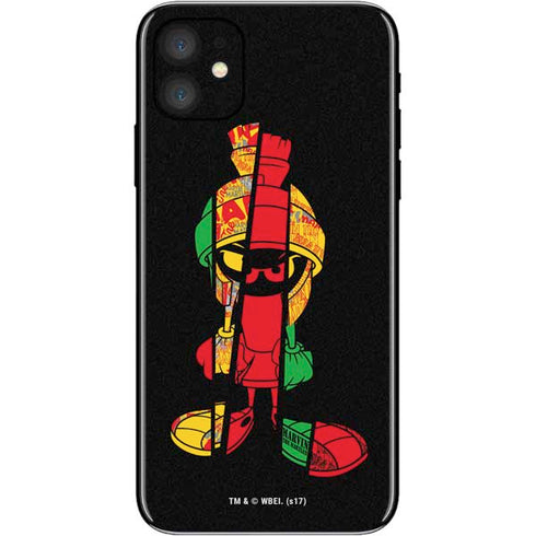 Looney Tunes Marvin the Martian Sliced iPhone 11 Skin
