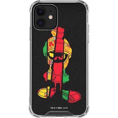 Looney Tunes Marvin the Martian Sliced iPhone 12 Mini Clear Case