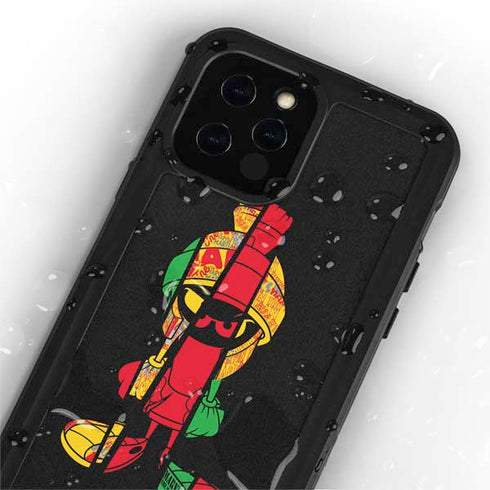 Looney Tunes Marvin the Martian Sliced iPhone 12 Pro Waterproof Case