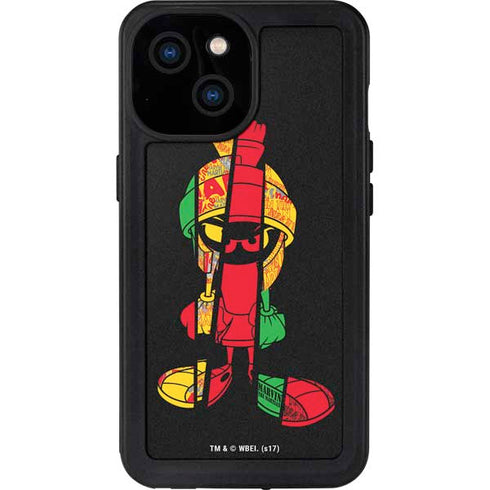 Looney Tunes Marvin the Martian Sliced iPhone 13 Mini Waterproof Case