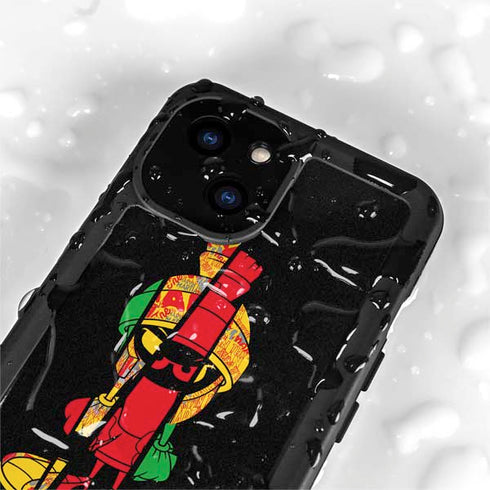 Looney Tunes Marvin the Martian Sliced iPhone 13 Mini Waterproof Case