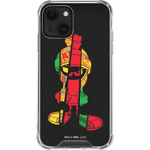 Looney Tunes Marvin the Martian Sliced iPhone 14 Plus Clear Case