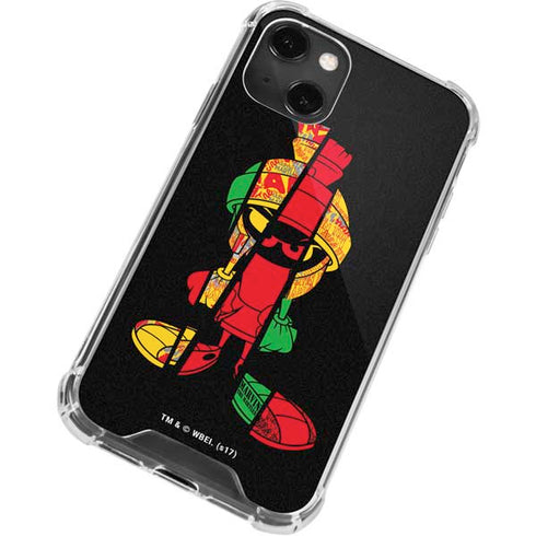 Looney Tunes Marvin the Martian Sliced iPhone 14 Plus Clear Case