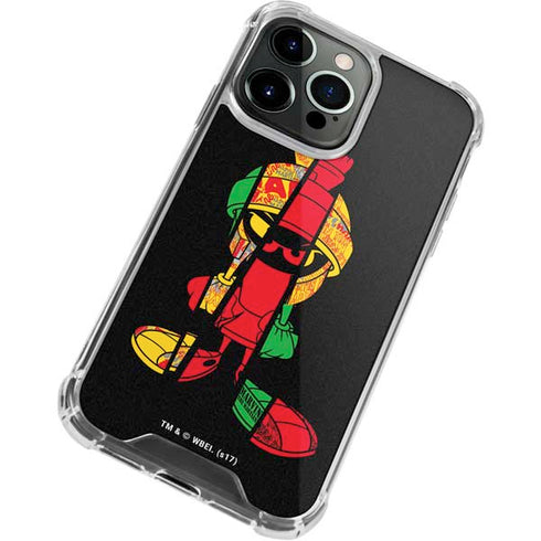 Looney Tunes Marvin the Martian Sliced iPhone 14 Pro Clear Case