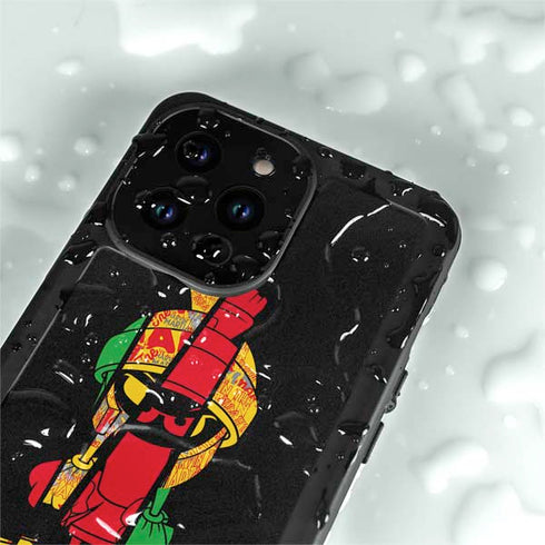 Looney Tunes Marvin the Martian Sliced iPhone 14 Pro Max Waterproof Case
